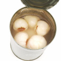 lichi enlatado / lichee entero en almíbar envase de lata fruta enlatada comida enlatada